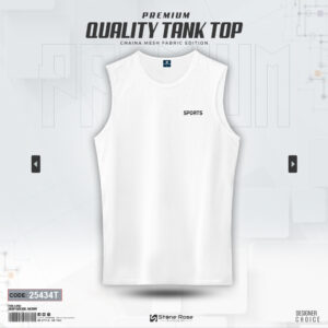 Premium China Mesh Fabric Tank Top-25434T